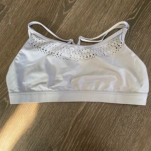 ****new listing light gray sports bra